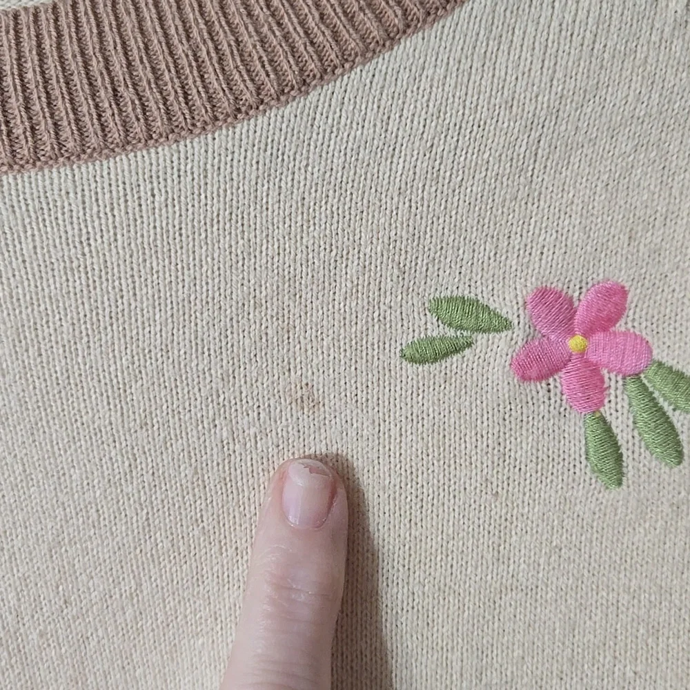 Roolee Embroidered Sweater AS IS - Picture 4 of 8